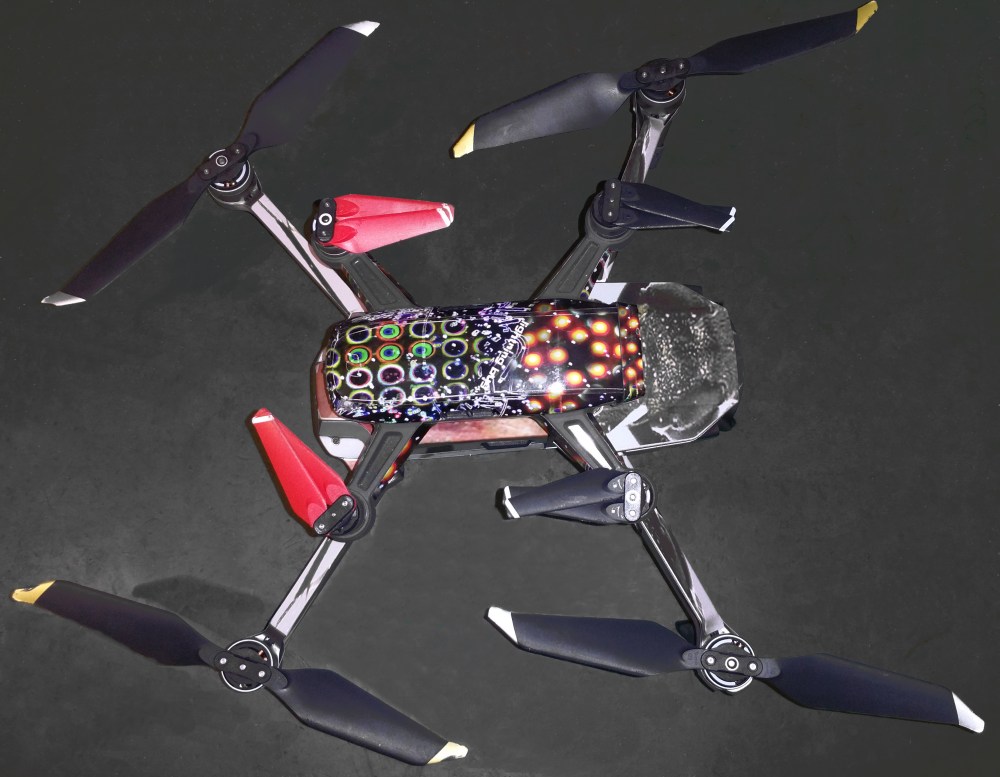 DJI Spark piggyback the Mavicious Pro 01